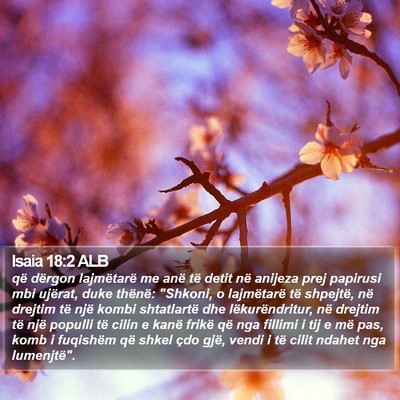 Isaia 18:2 ALB Bible Verse Image