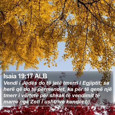 Isaia 19:17 ALB Bible Verse Image