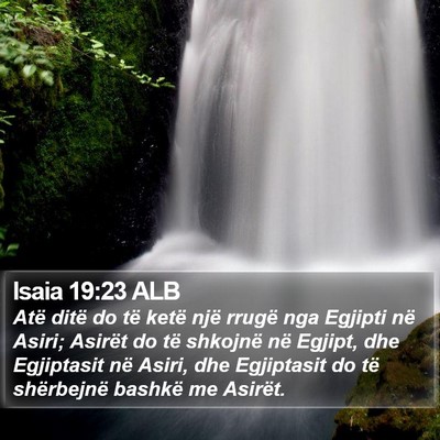 Isaia 19:23 ALB Bible Verse Image