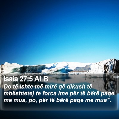 Isaia 27:5 ALB Bible Verse Image