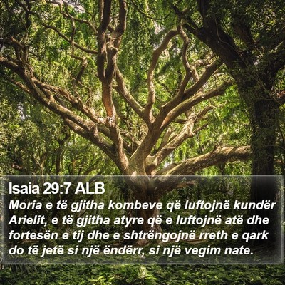 Isaia 29:7 ALB Bible Verse Image
