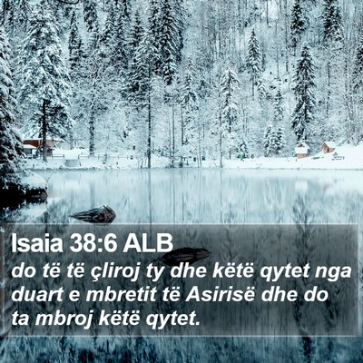 Isaia 38:6 ALB Bible Verse Image