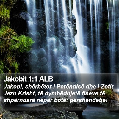 Jakobit 1:1 ALB Bible Verse Image