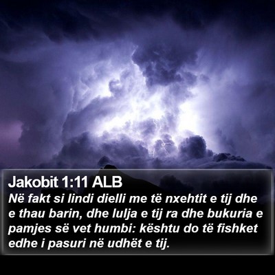 Jakobit 1:11 ALB Bible Verse Image