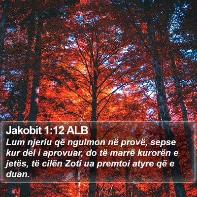 Jakobit 1:12 ALB Bible Verse Image