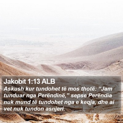 Jakobit 1:13 ALB Bible Verse Image