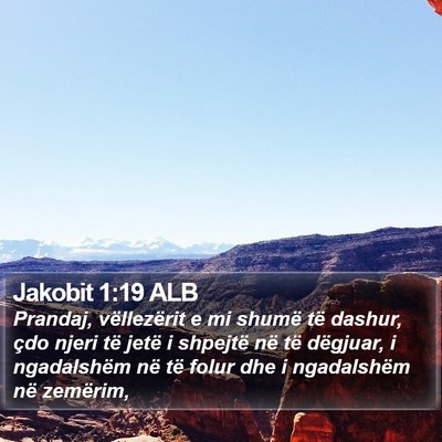 Jakobit 1:19 ALB Bible Verse Image