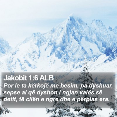 Jakobit 1:6 ALB Bible Verse Image