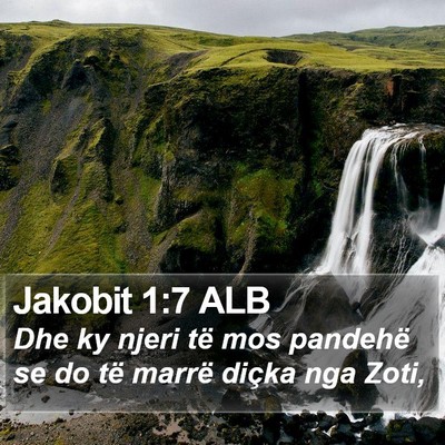 Jakobit 1:7 ALB Bible Verse Image