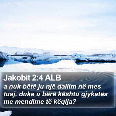 Jakobit 2:4 ALB Bible Verse Image