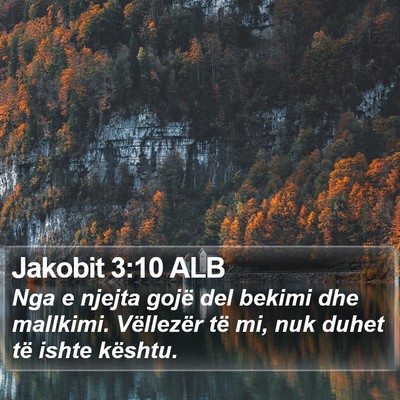 Jakobit 3:10 ALB Bible Verse Image