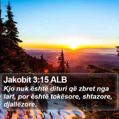 Jakobit 3:15 ALB Bible Verse Image