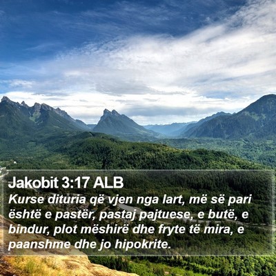 Jakobit 3:17 ALB Bible Verse Image
