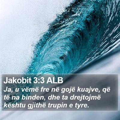 Jakobit 3:3 ALB Bible Verse Image