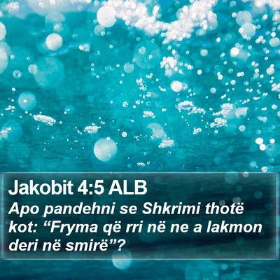 Jakobit 4:5 ALB Bible Verse Image
