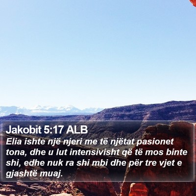 Jakobit 5:17 ALB Bible Verse Image