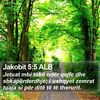 Jakobit 5:5 ALB Bible Verse Image