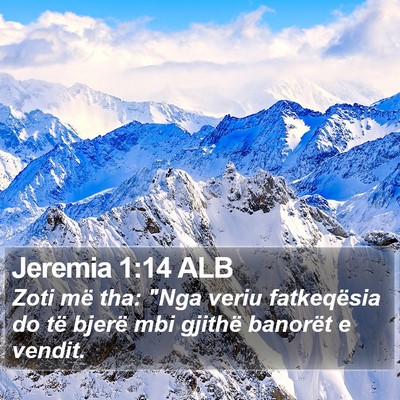 Jeremia 1:14 ALB Bible Verse Image