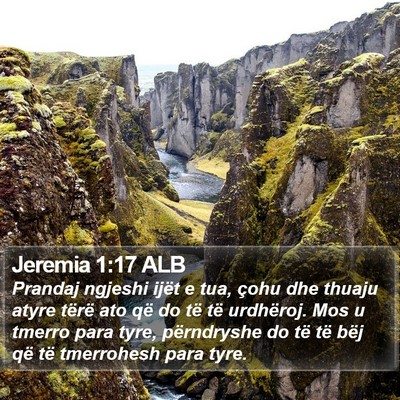 Jeremia 1:17 ALB Bible Verse Image
