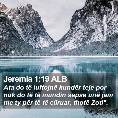 Jeremia 1:19 ALB Bible Verse Image