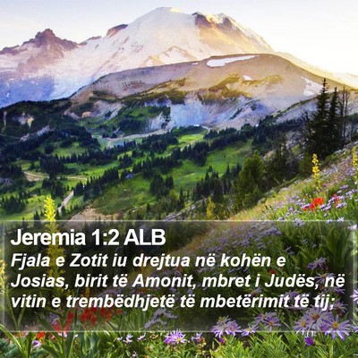 Jeremia 1:2 ALB Bible Verse Image