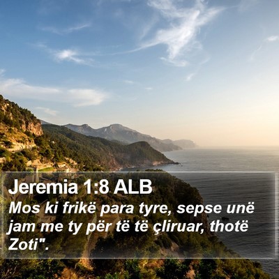 Jeremia 1:8 ALB Bible Verse Image
