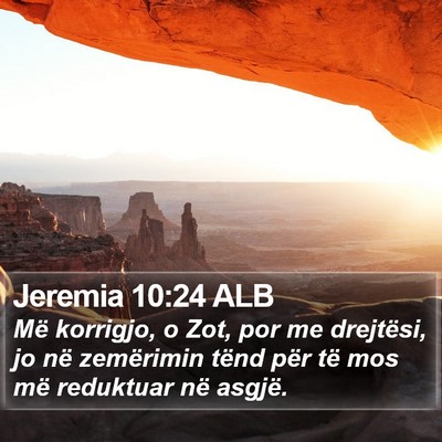 Jeremia 10:24 ALB Bible Verse Image