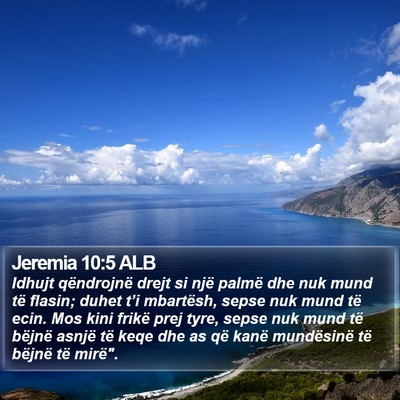 Jeremia 10:5 ALB Bible Verse Image