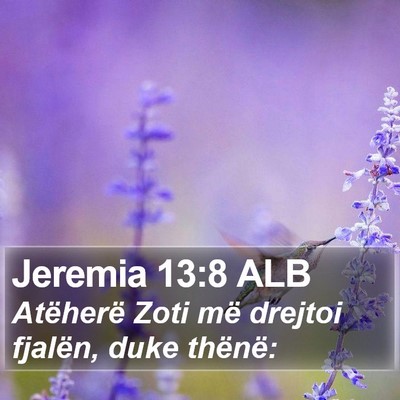 Jeremia 13:8 ALB Bible Verse Image