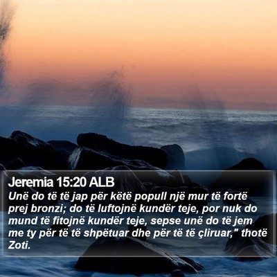 Jeremia 15:20 ALB Bible Verse Image