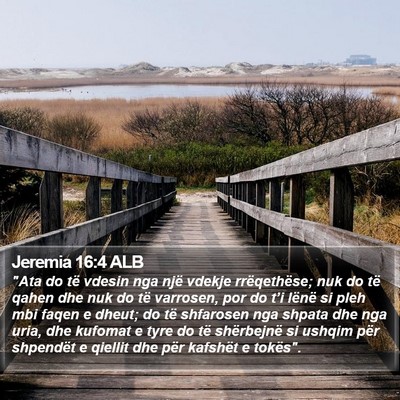 Jeremia 16:4 ALB Bible Verse Image