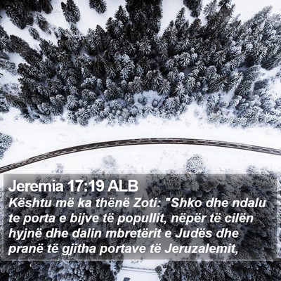 Jeremia 17:19 ALB Bible Verse Image