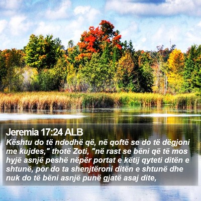 Jeremia 17:24 ALB Bible Verse Image