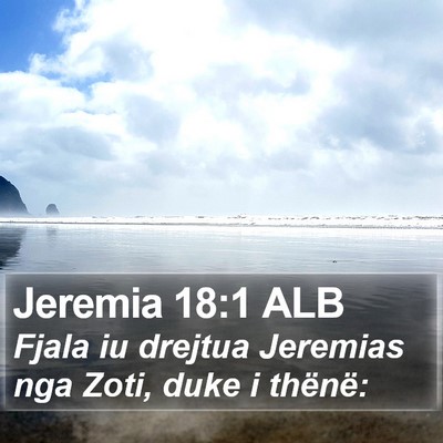Jeremia 18:1 ALB Bible Verse Image