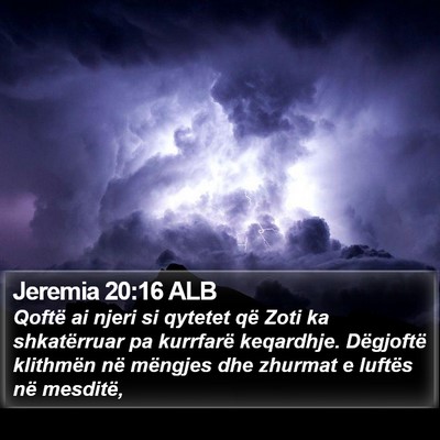 Jeremia 20:16 ALB Bible Verse Image