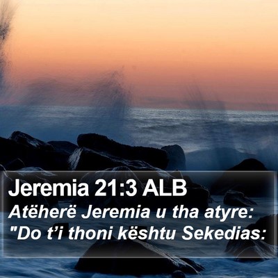 Jeremia 21:3 ALB Bible Verse Image