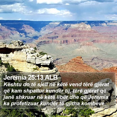Jeremia 25:13 ALB Bible Verse Image