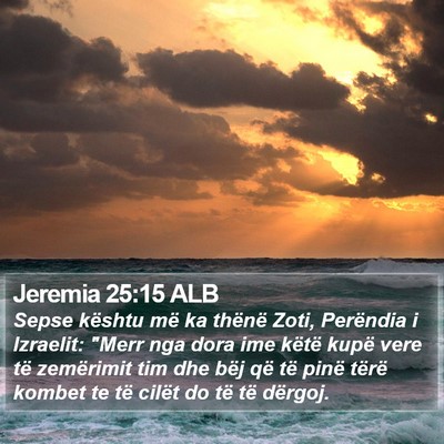 Jeremia 25:15 ALB Bible Verse Image