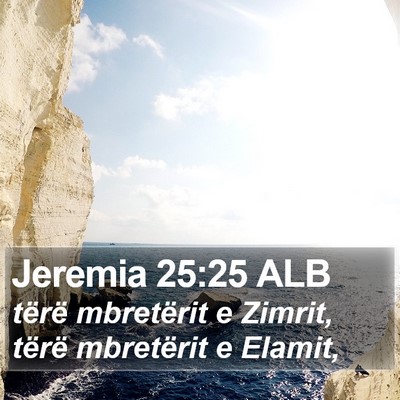 Jeremia 25:25 ALB Bible Verse Image