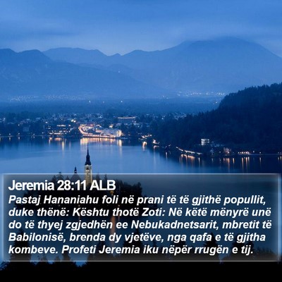 Jeremia 28:11 ALB Bible Verse Image