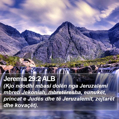 Jeremia 29:2 ALB Bible Verse Image