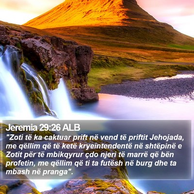 Jeremia 29:26 ALB Bible Verse Image