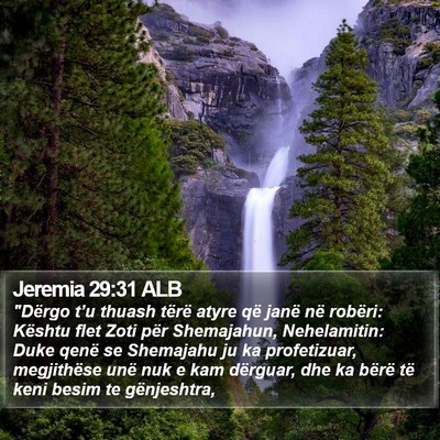 Jeremia 29:31 ALB Bible Verse Image