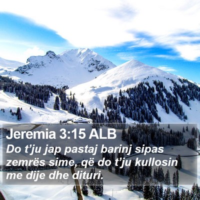 Jeremia 3:15 ALB Bible Verse Image