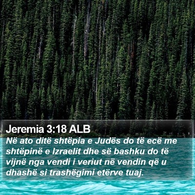 Jeremia 3:18 ALB Bible Verse Image