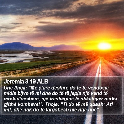Jeremia 3:19 ALB Bible Verse Image