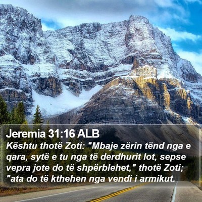 Jeremia 31:16 ALB Bible Verse Image