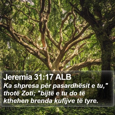 Jeremia 31:17 ALB Bible Verse Image