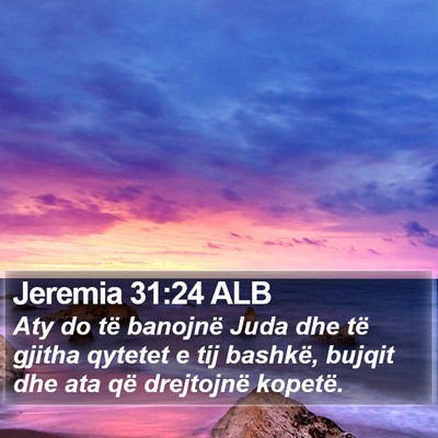 Jeremia 31:24 ALB Bible Verse Image