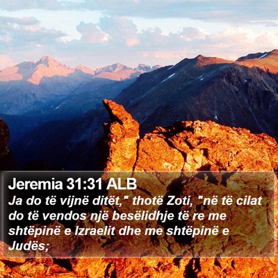Jeremia 31:31 ALB Bible Verse Image